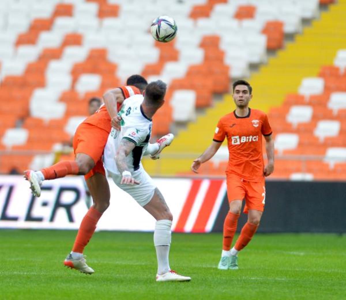 Adanaspor, sahasında Altaş Denizlispor ile 0-0 berabere kaldı