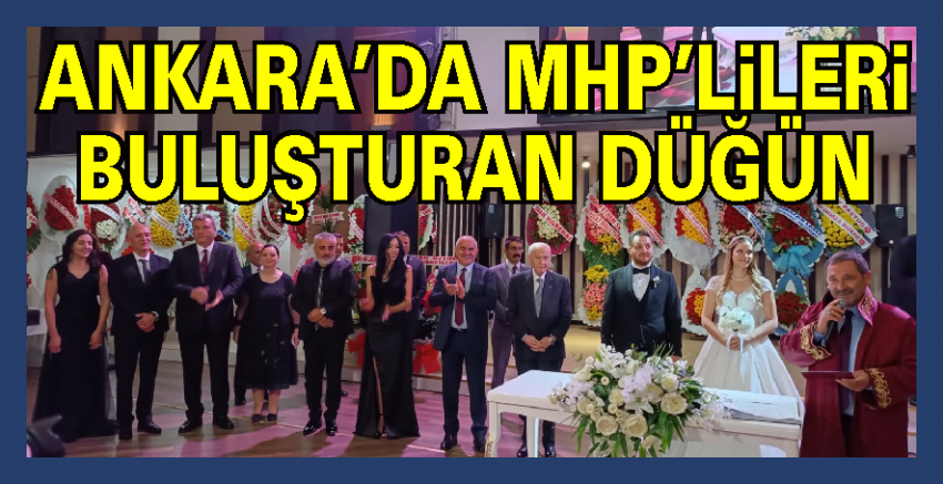 MHP Genel Başkanı Bahçeli Milletvekili Varlı’nın kızının düğün törenine katıldı. Nikah şahidi oldu