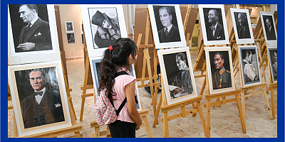 184 Atatürk portresi 75. Yıl Sanat Galerisi’nde sergileniyor 