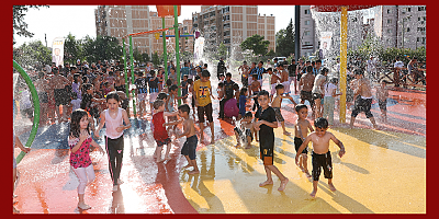 9 Günlük Tatilde 10 Bin Çocuk Su Oyun Parklarında Eğlendi