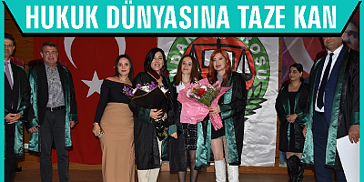 Adana Barosu’nda düzenlenen törenle avukatlığa adım attılar