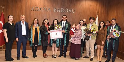 Adana Barosu’nda Düzenlenen Törenle Avukatlık Mesleğine Adım Attılar
