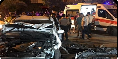 Adana’da zincirleme trafik kazası