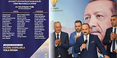 AK Parti Ceyhan'da yeni yönetim belirlendi