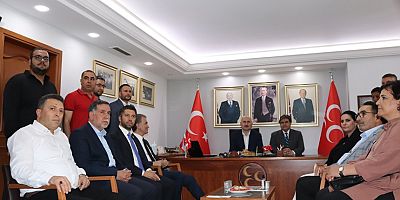 Bakan Karaismailoğlu ve Ak Parti Heyetinden MHP Adana İl Başkanlığı’na ziyaret…