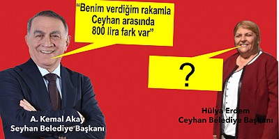CHP’li Başkan Akay, “Benim verdiğim rakamla Ceyhan arasında 800 lira fark var”