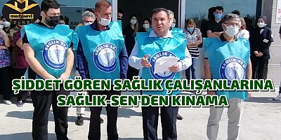 Sağlık-Sen Adana Şubesi CDH’de Sağlık çalışanlarına yapılan şiddeti kınadı