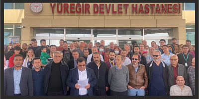 Sağlıksen Adana Şube Başkanı Bekir Nennioğlu, basın açıklaması yaptı