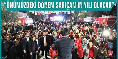Sarıçam Belediye Başkanı Bilal Uludağ'dan Miting Gibi Mahalle Toplantısı