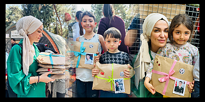 Şehit ailelerinden depremzede 500 çocuğa bayram hediyesi