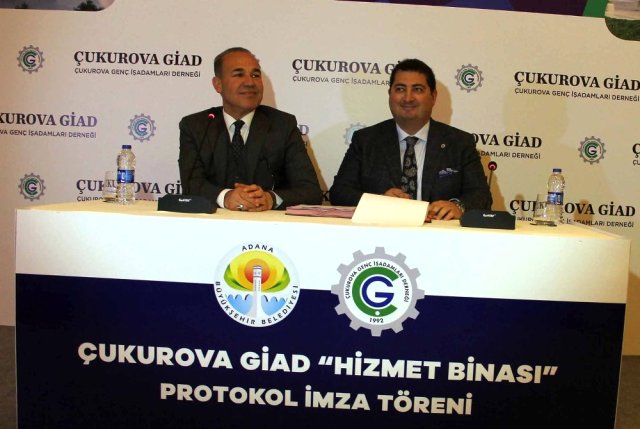 Çukurova Giad ile Büyükşehir Hizmet Binası Yer Tahsis Protokolünü İmzaladı