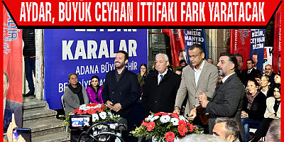  AK Partili ve MHP’li Başkanlar, Aydar’ın kurduğu Büyük Ceyhan İttifakı'na katıldı