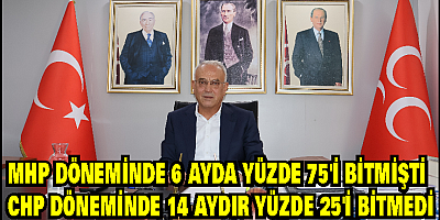 “CHP’li Büyükşehir reklamda tazı ama hizmette kaplumbağa gibi!”