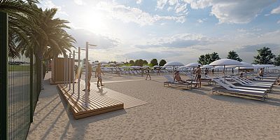 Karataş’a 5 Yıldız Konforunda Halk Plajı Yapılıyor